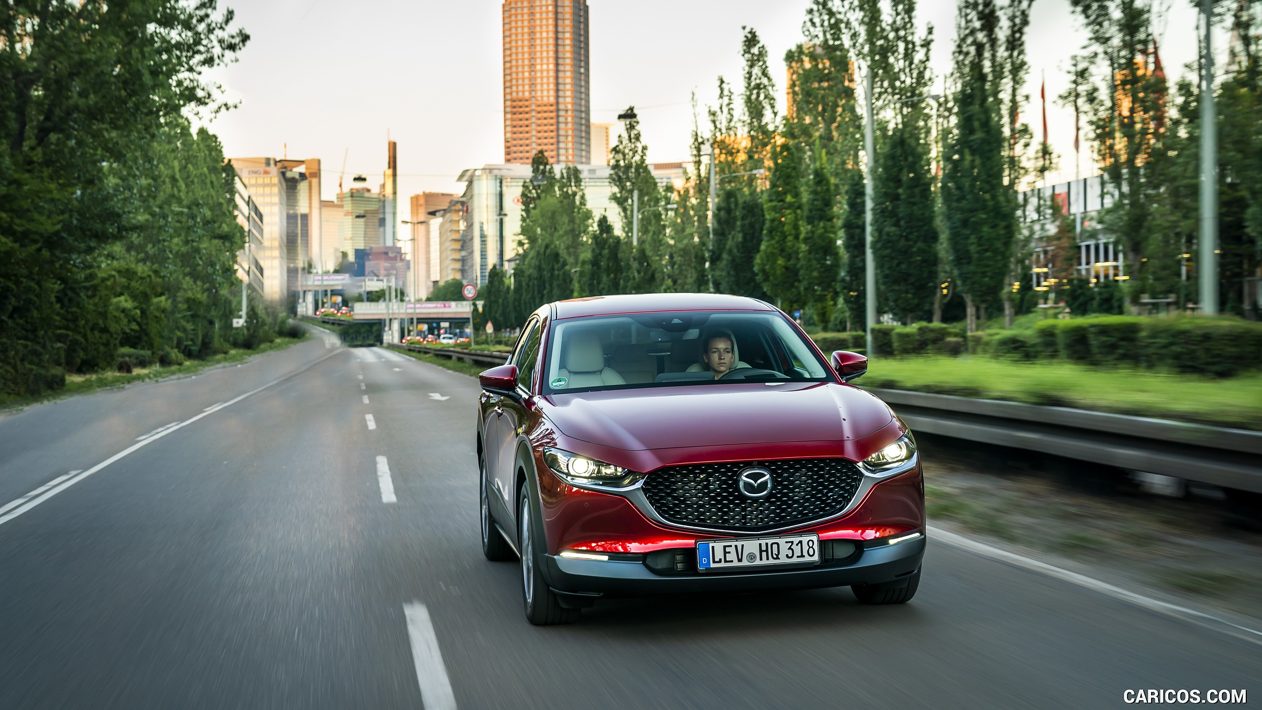 Mazda Cx Color Soul Red Crystal Front Caricos