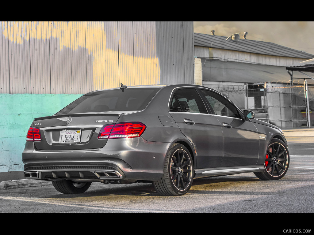  2014 Mercedes-Benz E 63 AMG S-Model Sedan (US Version) - Rear