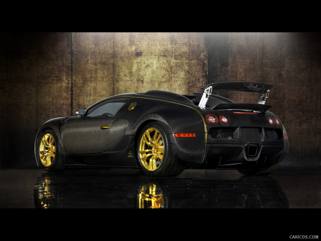 2010 Mansory Bugatti Veyron LINEA Vincerò d’Oro  Spoiler Up - Rear