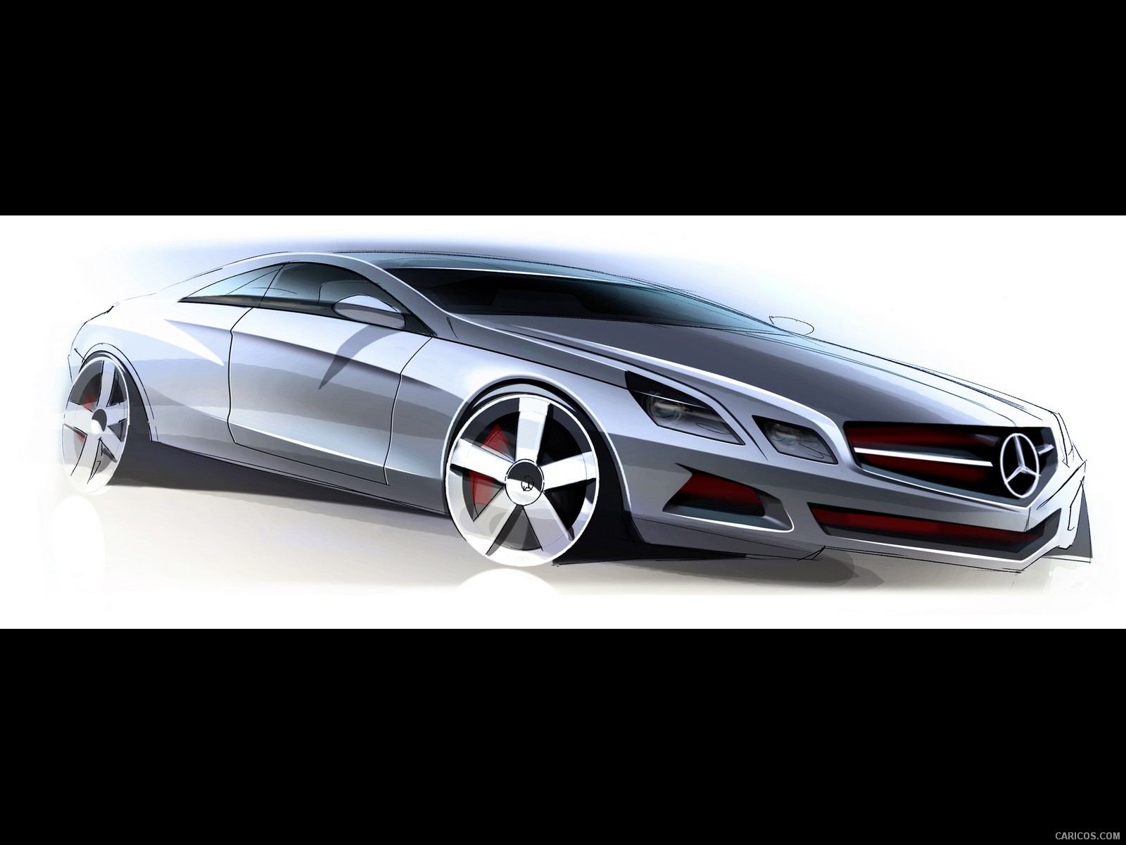 2010 Mercedes-Benz E-Class Coupe  - Design Sketch, #156 of 213