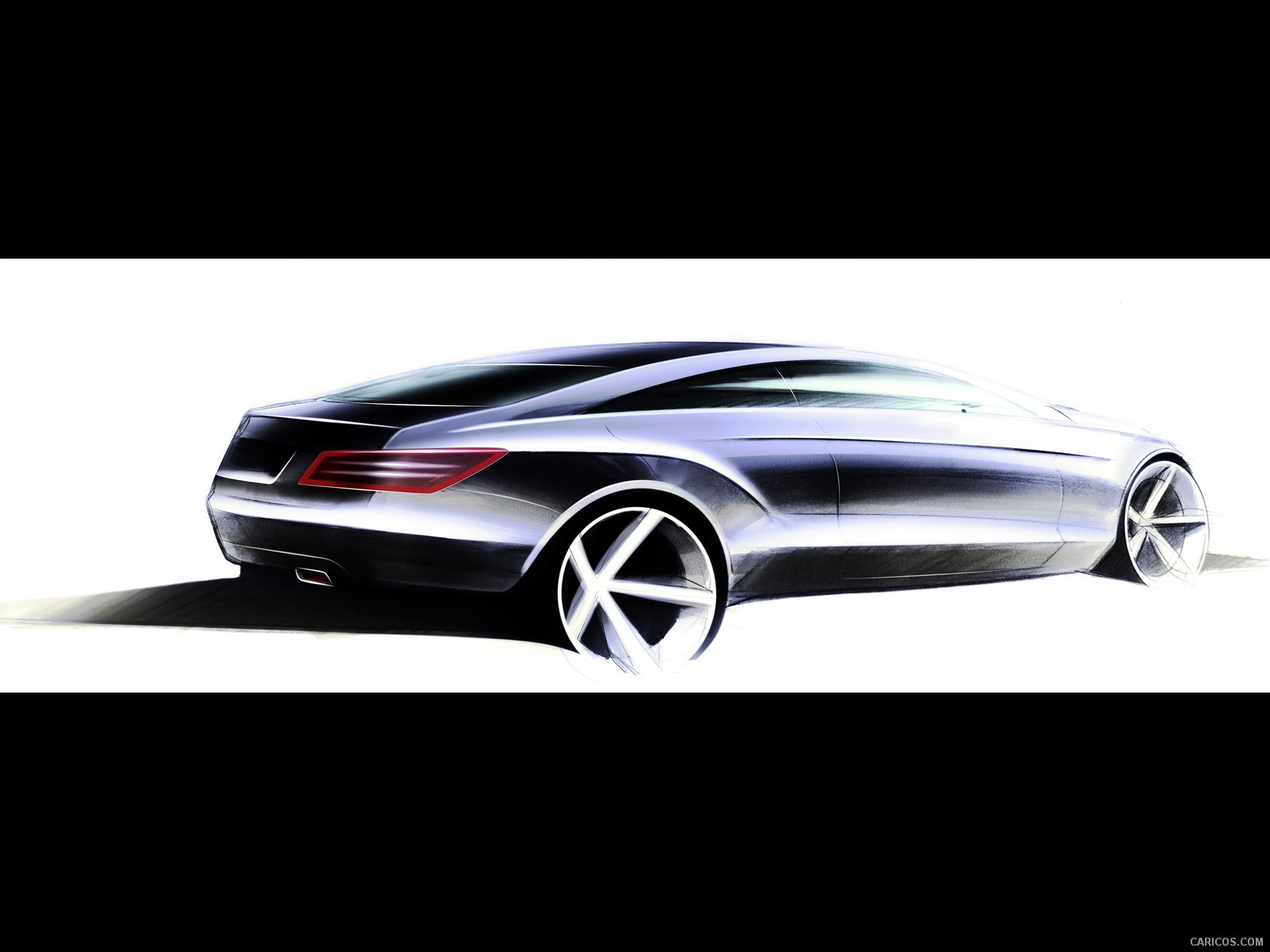 2010 Mercedes-Benz E-Class Coupe  - Design Sketch, #157 of 213