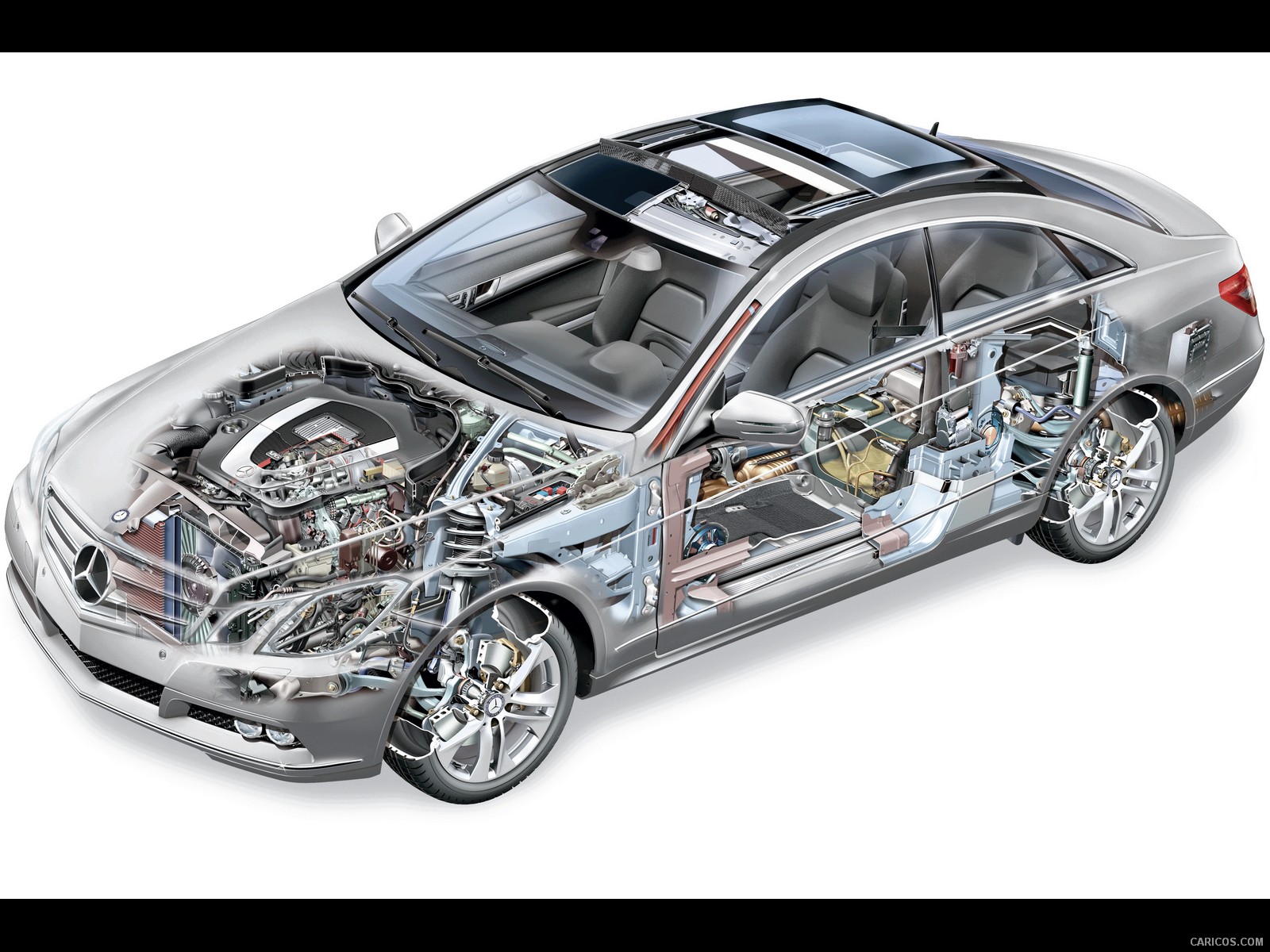 2010 Mercedes-Benz E-Class Coupe  - Technical Drawing, #178 of 213