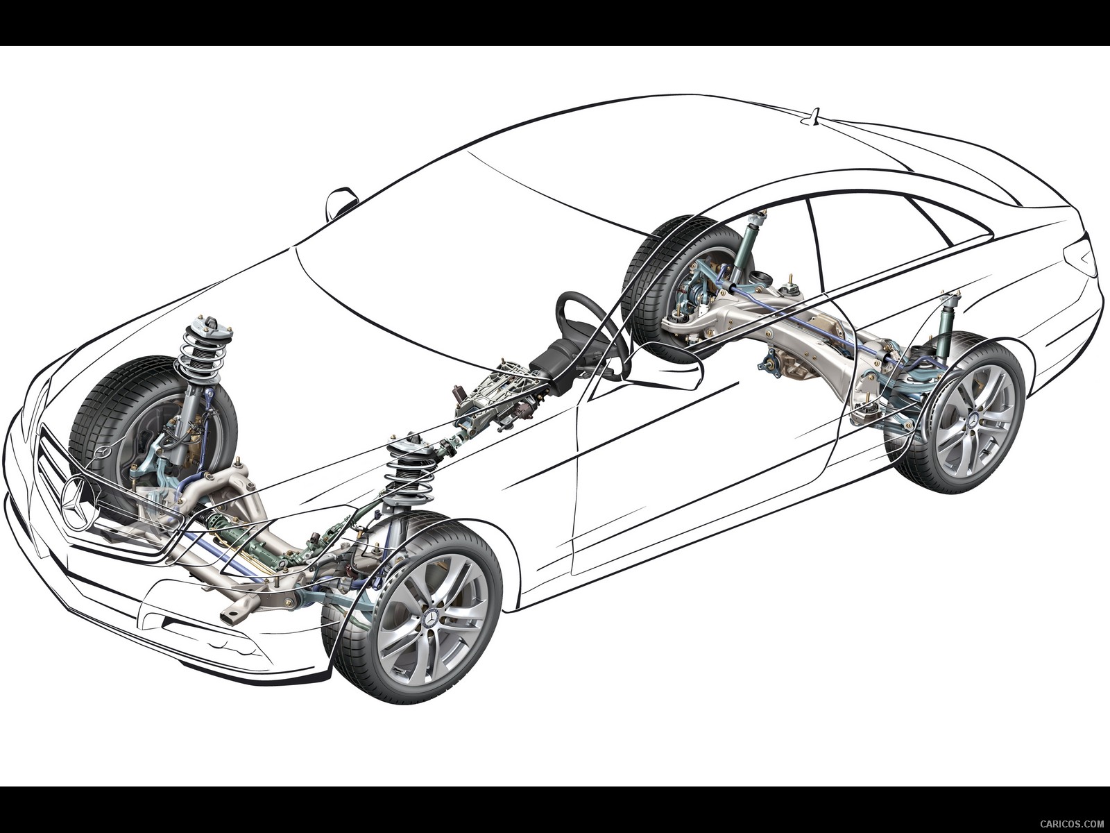2010 Mercedes-Benz E-Class Coupe  - Technical Drawing, #212 of 213