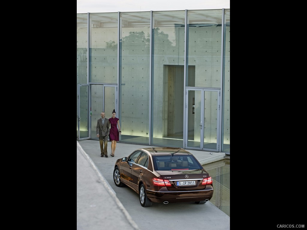 2010 Mercedes-Benz E-Class Sedan  - Rear Angle View Photo