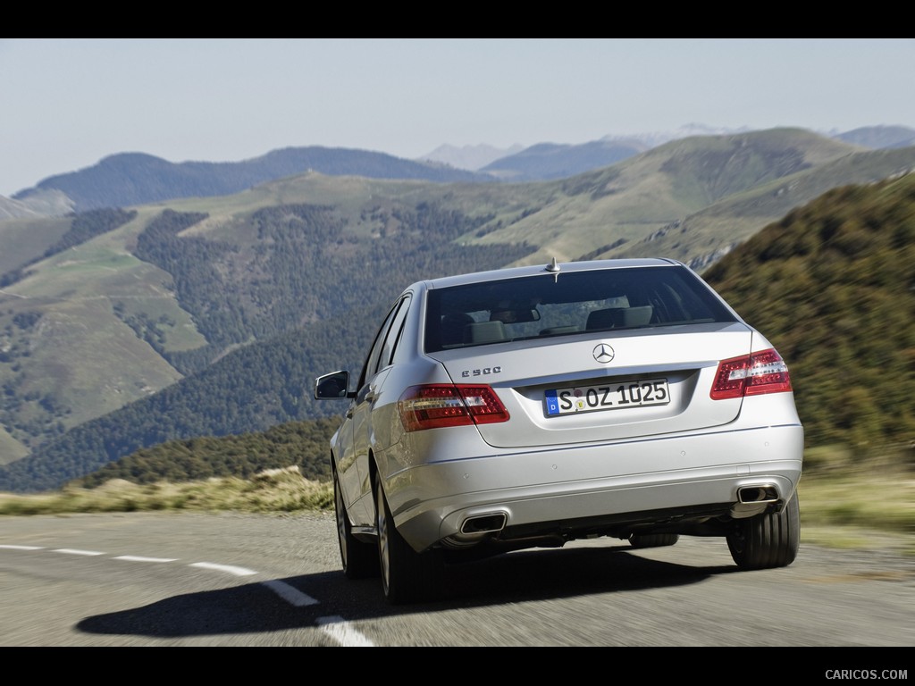 2010 Mercedes-Benz E-Class Sedan  - Rear Angle View Photo