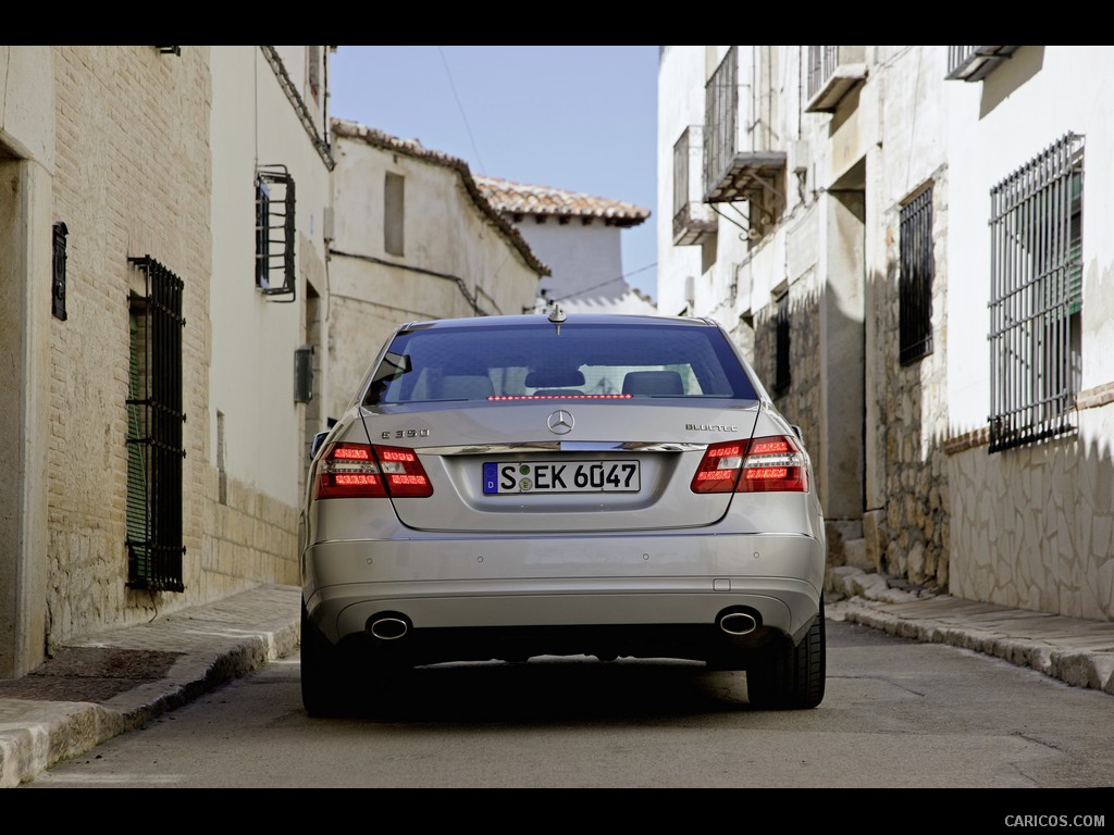 2010 Mercedes-Benz E-Class Sedan  - Rear Angle View Photo