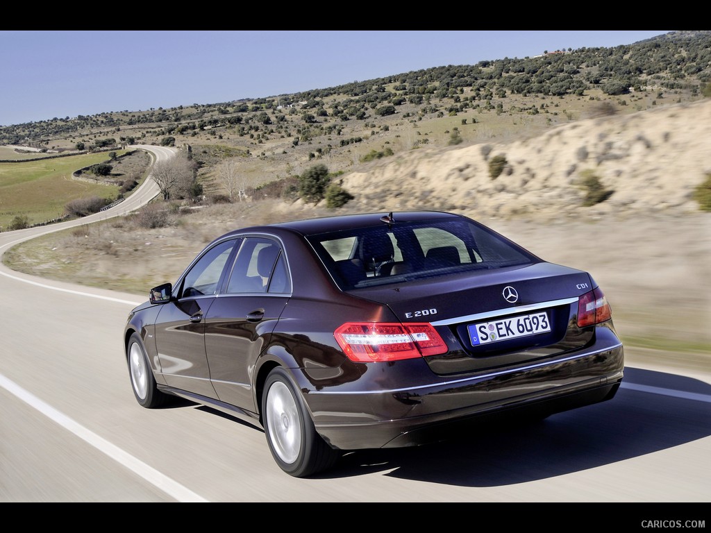 2010 Mercedes-Benz E-Class Sedan  - Rear Left Quarter View Photo