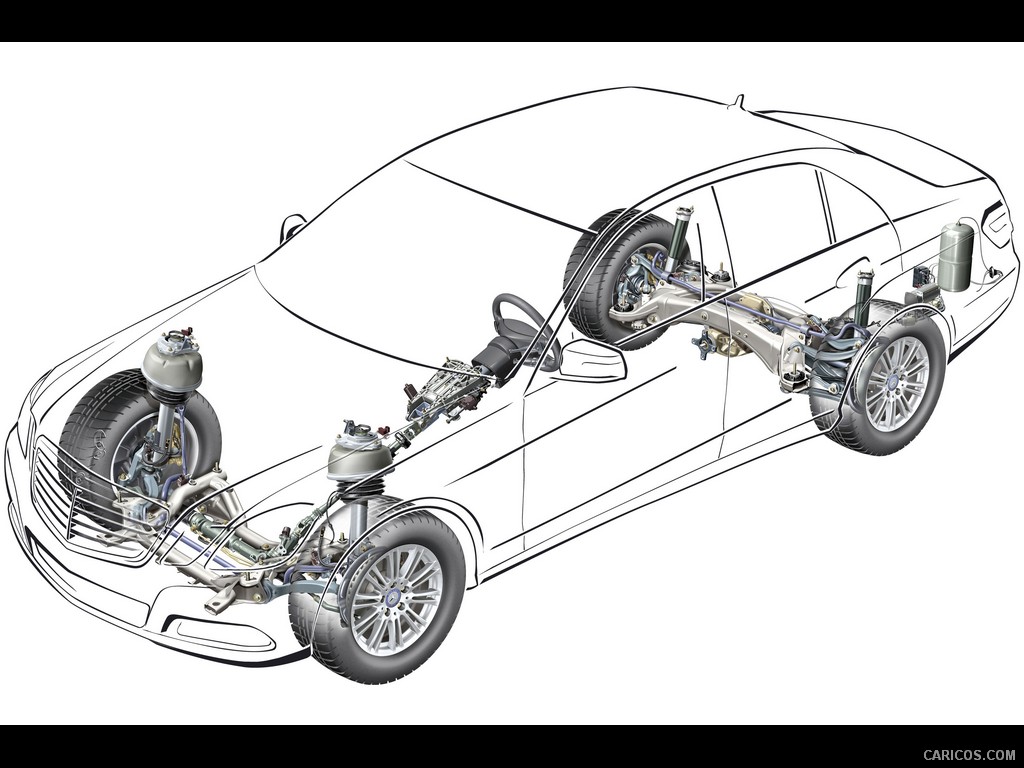 2010 Mercedes-Benz E-Class Sedan  - Technical Drawing