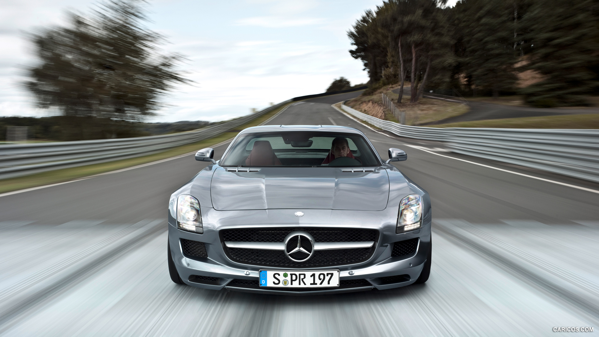 2010 Mercedes-Benz SLS AMG Gullwing  - Front Angle , #14 of 148