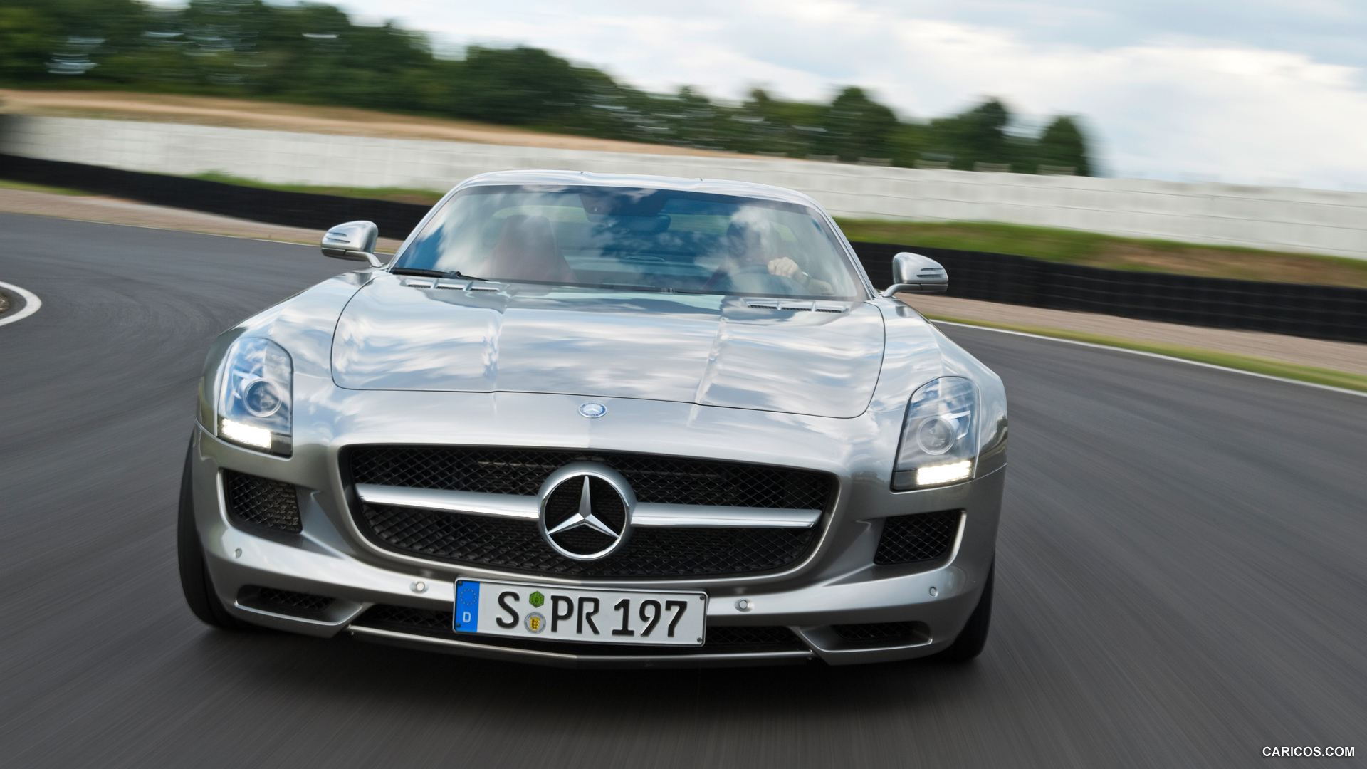 2010 Mercedes-Benz SLS AMG Gullwing  - Front Angle , #47 of 148