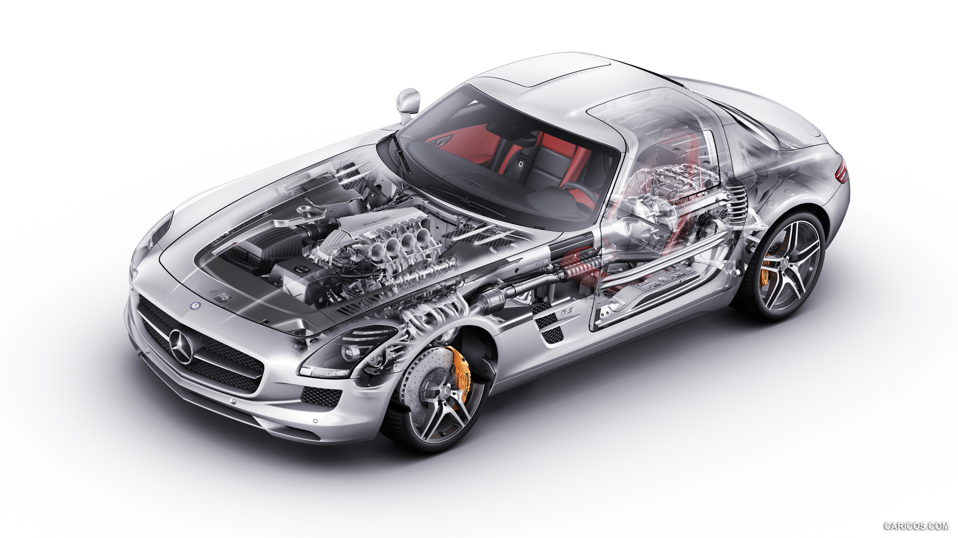 2010 Mercedes-Benz SLS AMG Gullwing  - Technical Drawing, #148 of 148