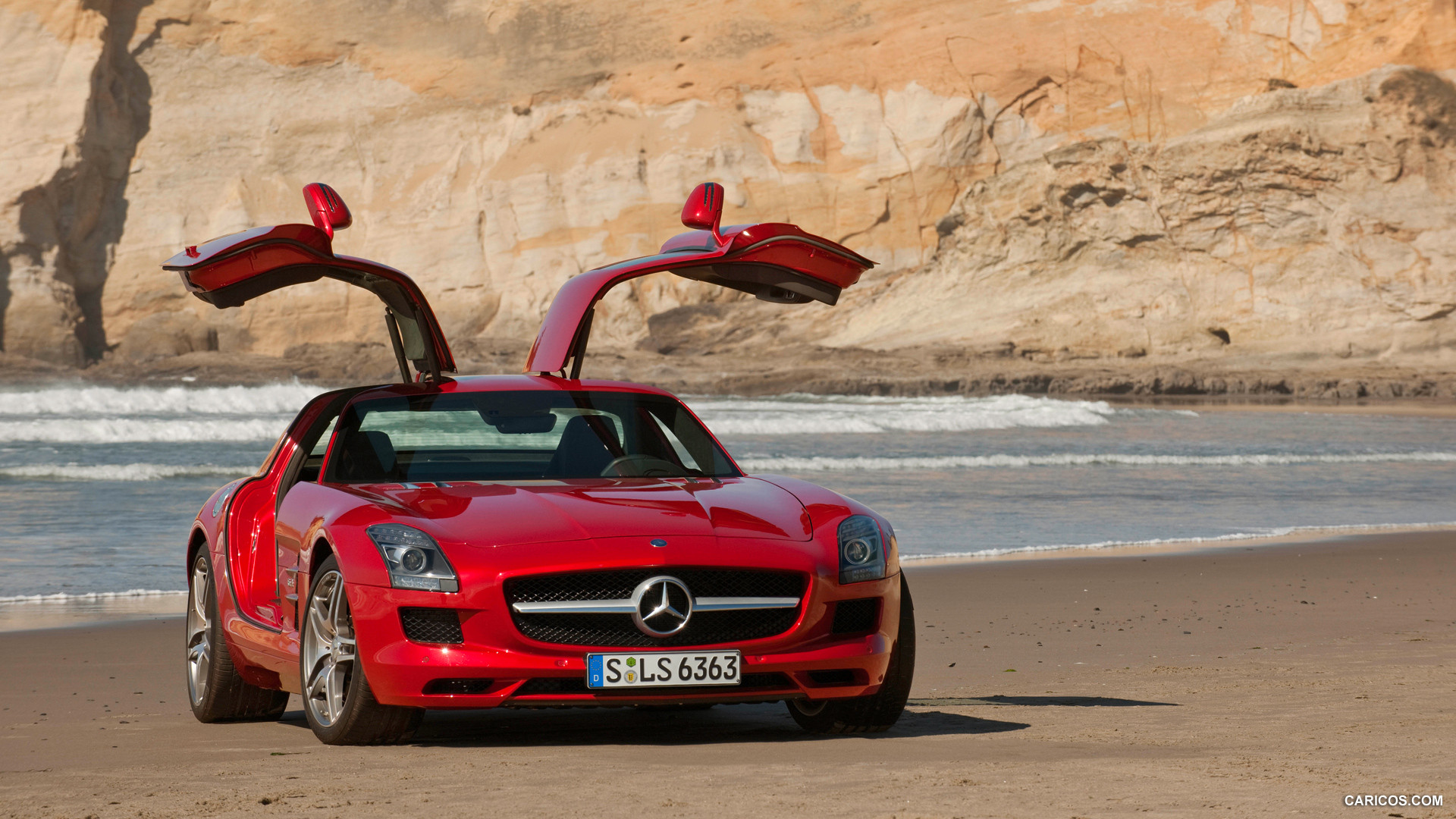 2010 Mercedes-Benz SLS AMG Gullwing - Doors Open - Front Angle , #98 of 148