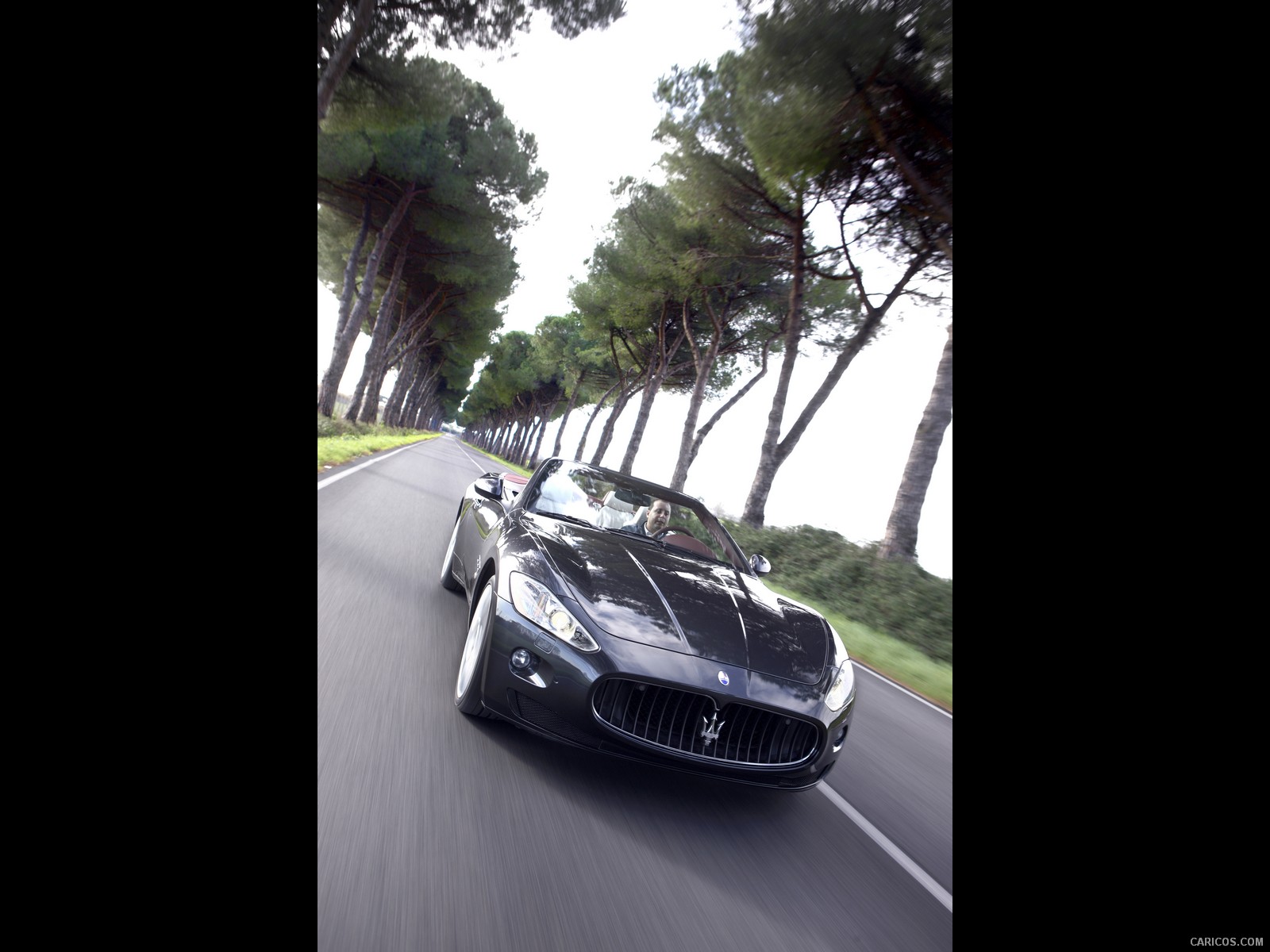 2011 Maserati GranCabrio - Top Down - Front Angle View Photo, #20 of 59