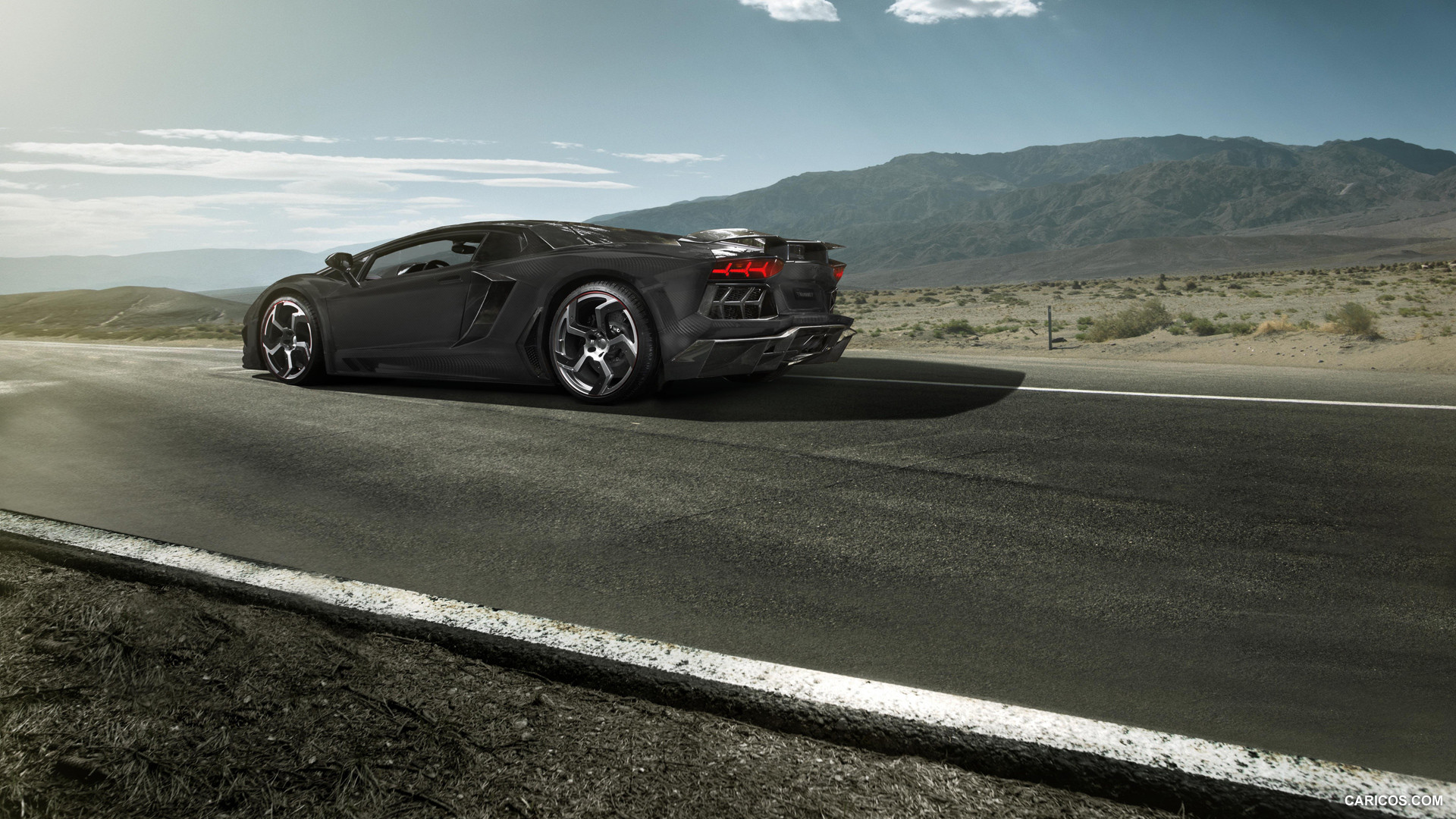 2012 Mansory Carbonado Black Diamond Lamborghini Aventador LP700-4  - Side, #2 of 4