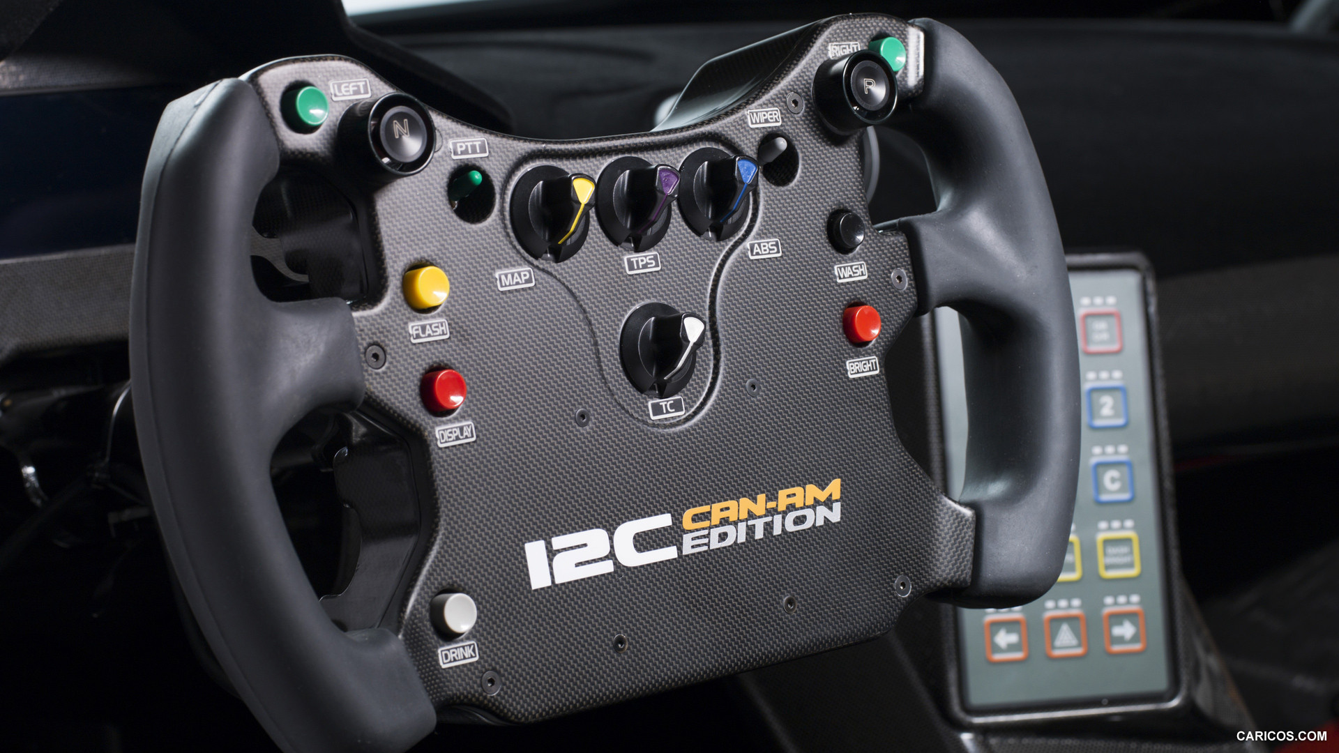 2012 McLaren 12C Can-Am Edition Racing Concept  - Interior Steering Wheel, #16 of 17