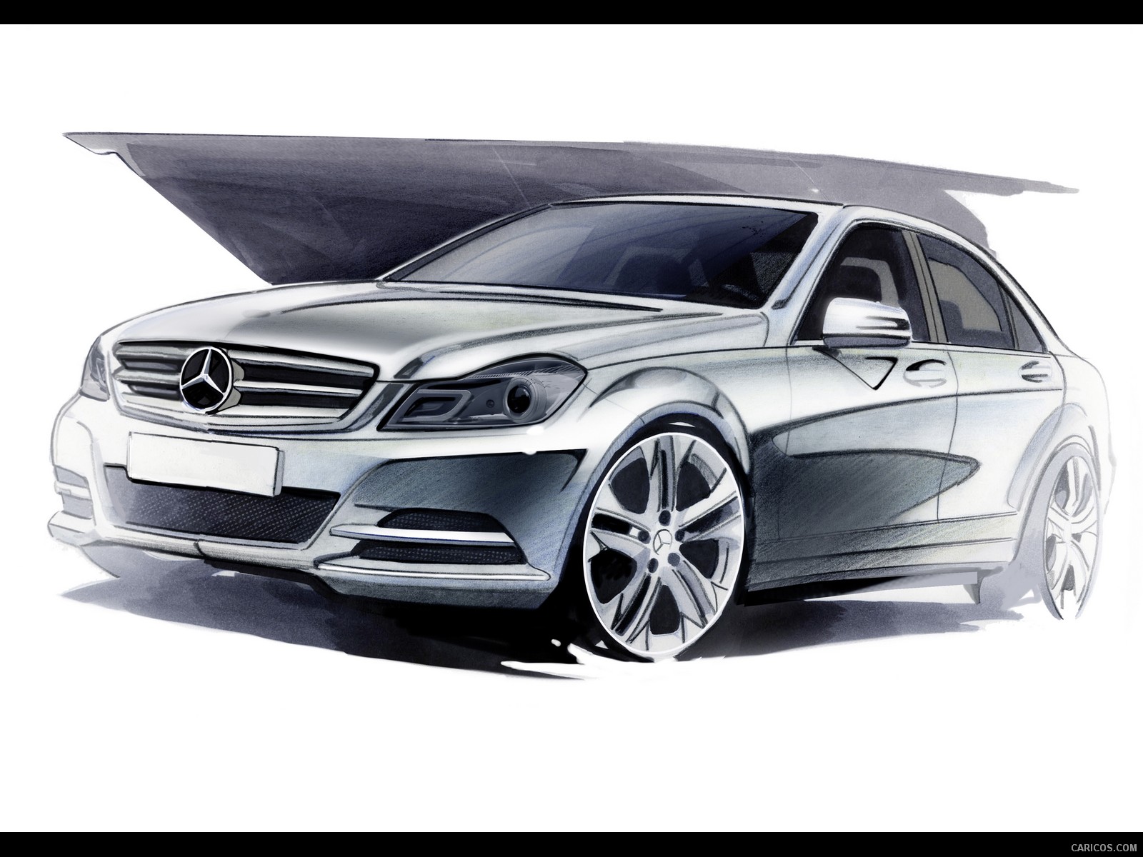 2012 Mercedes-Benz C-Class - Design Sketch, #67 of 70