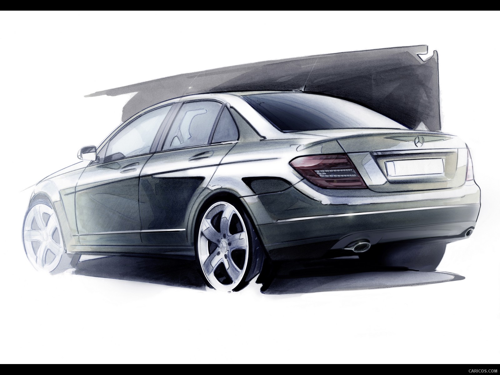 2012 Mercedes-Benz C-Class - Design Sketch, #68 of 70