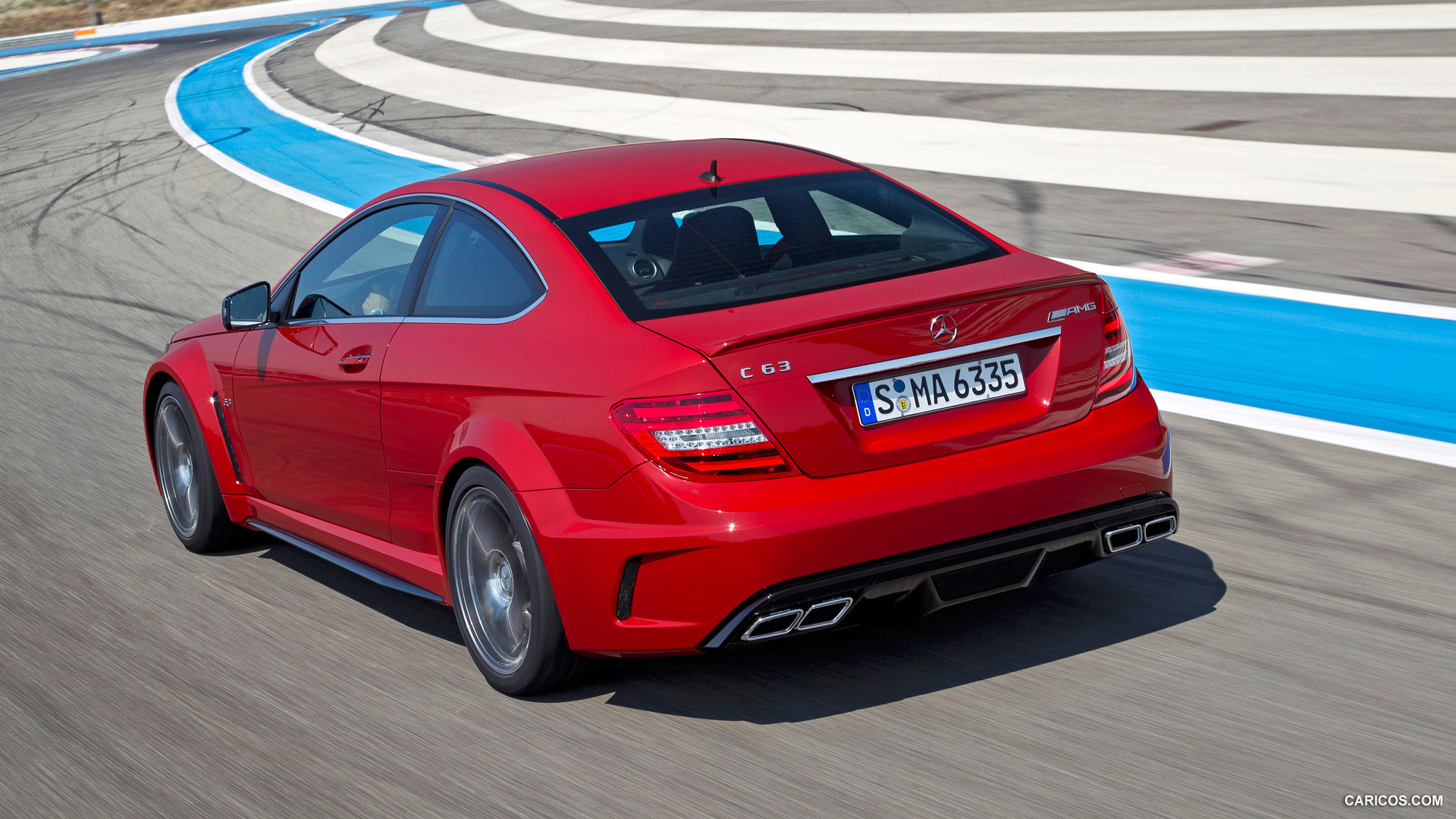 2012 Mercedes-Benz C63 AMG Coupe Black Series  - Rear, #102 of 136