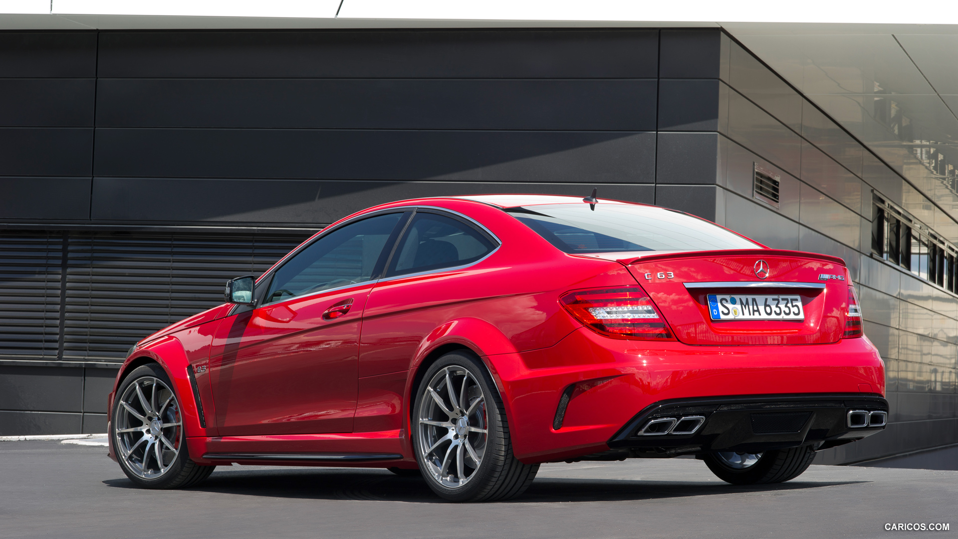 2012 Mercedes-Benz C63 AMG Coupe Black Series  - Rear, #105 of 136