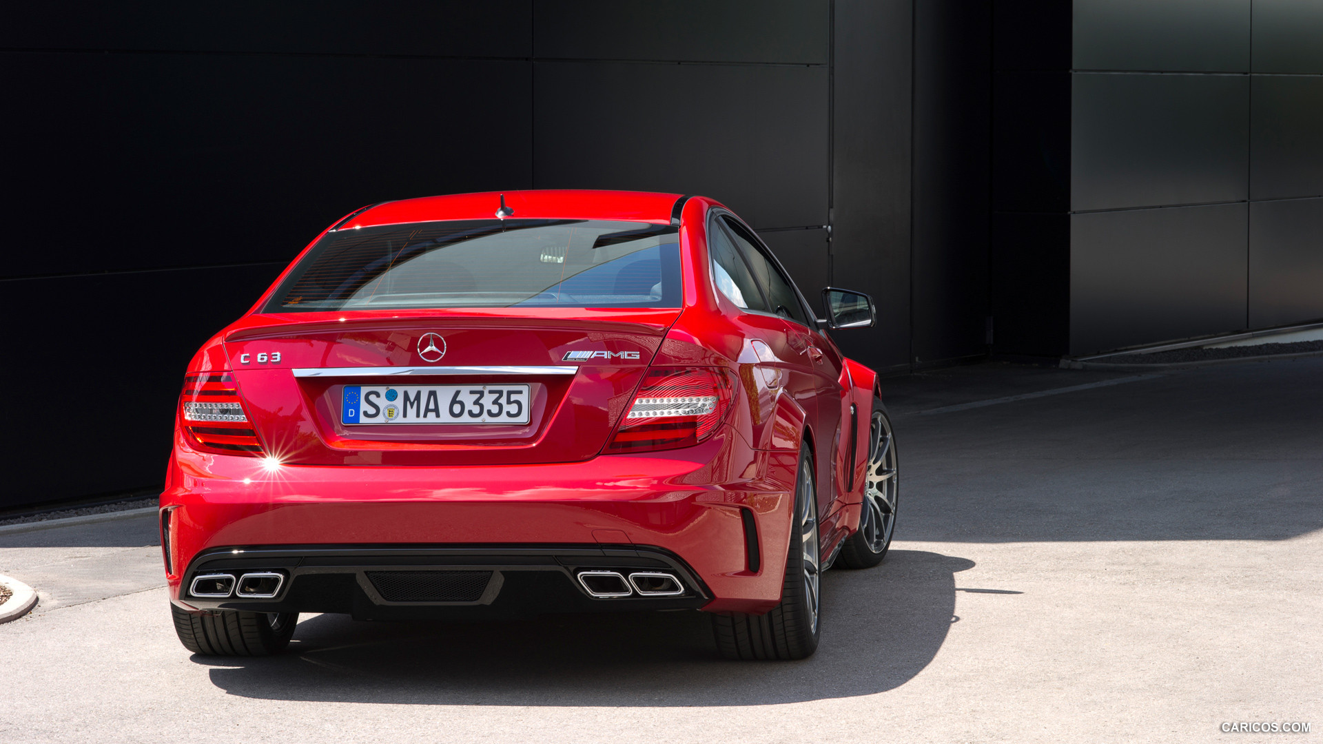2012 Mercedes-Benz C63 AMG Coupe Black Series  - Rear, #106 of 136