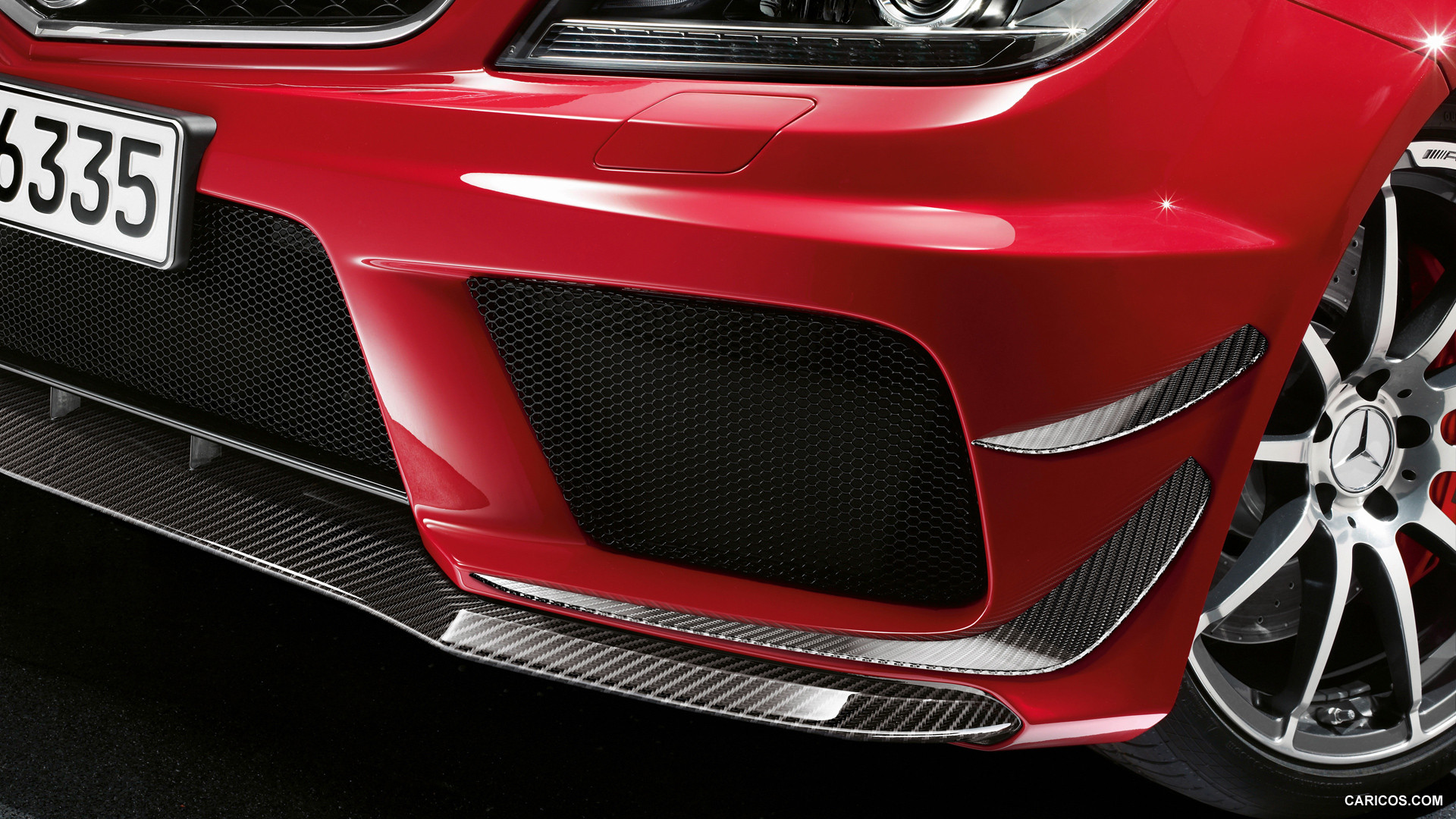2012 Mercedes-Benz C63 AMG Coupe Black Series Aerodynamics Package - Detail, #130 of 136