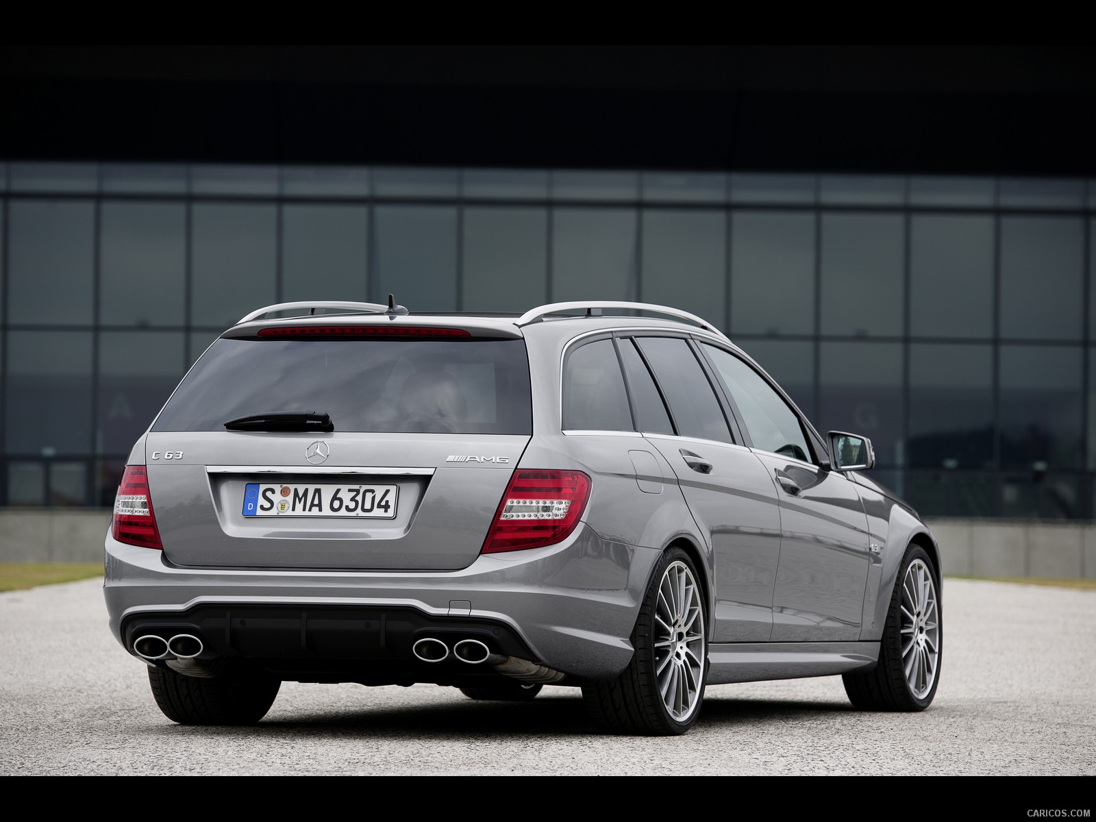 2012 Mercedes-Benz C63 AMG Estate  - Rear Angle , #5 of 19
