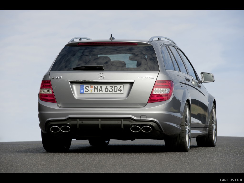 2012 Mercedes-Benz C63 AMG Estate  - Rear Angle 