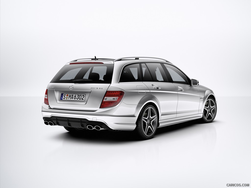 2012 Mercedes-Benz C63 AMG Estate  - Rear Angle 