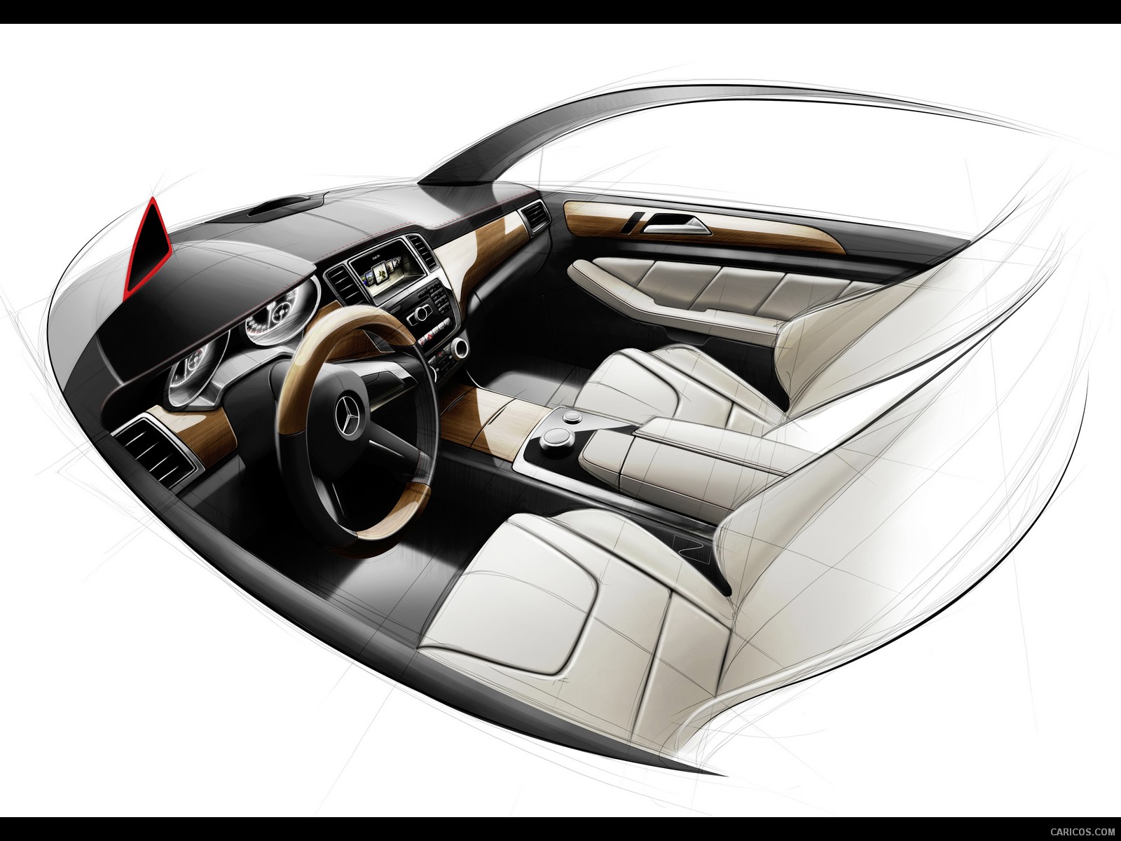 2012 Mercedes-Benz M-Class - Design Sketch, #183 of 320