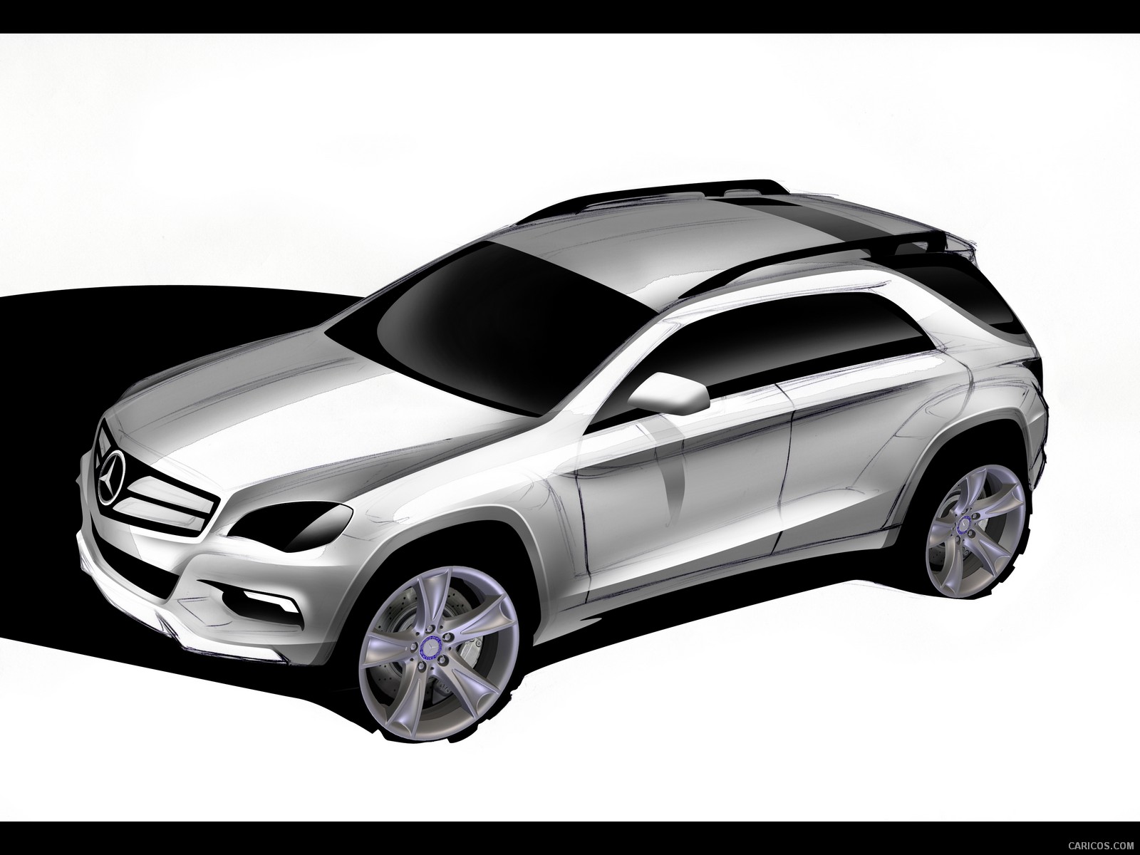2012 Mercedes-Benz M-Class - Design Sketch, #185 of 320