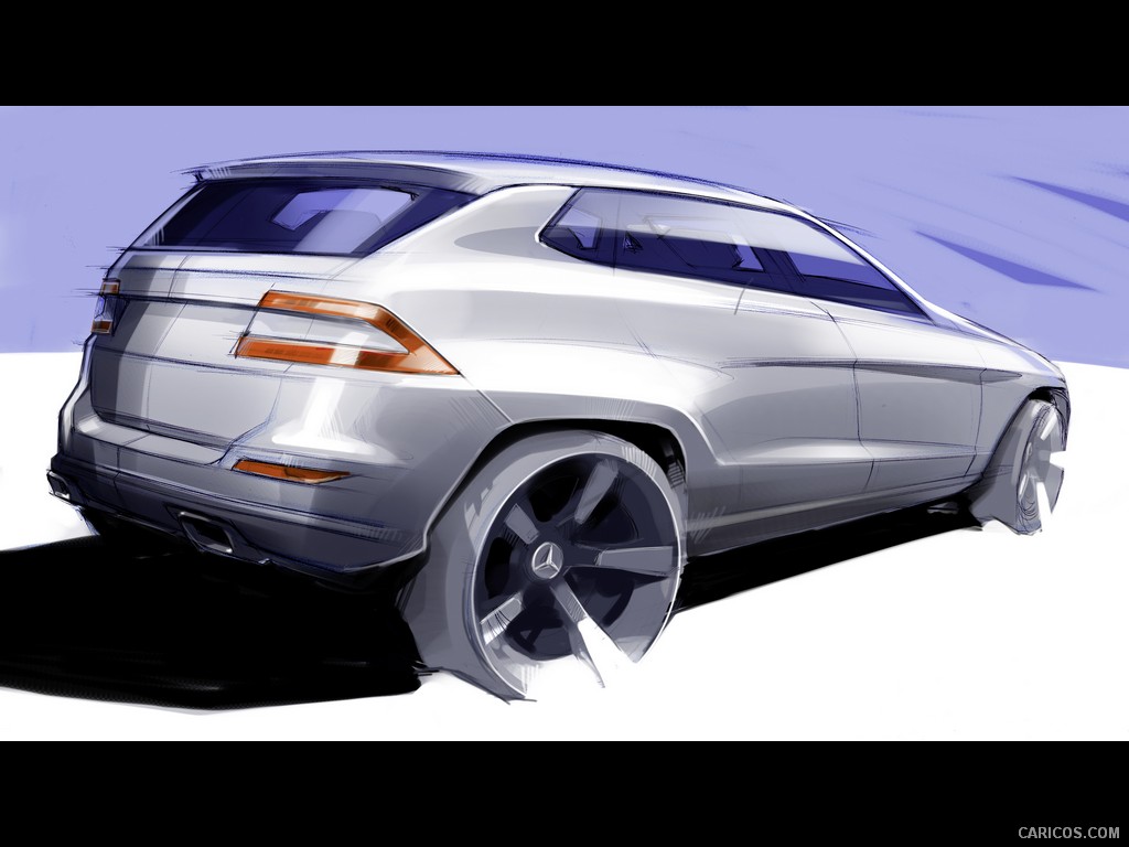 2012 Mercedes-Benz M-Class - Design Sketch