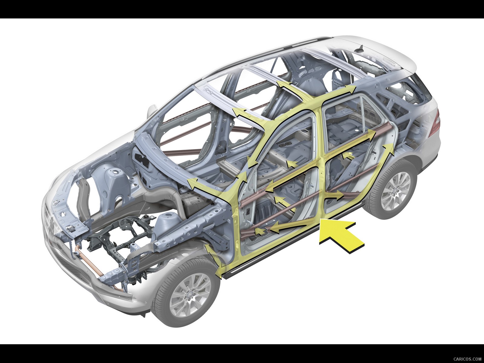 2012 Mercedes-Benz M-Class Safety in detail - , #153 of 320
