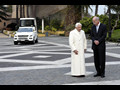 2012 Mercedes-Benz Popemobile with Pope Benedict XVI and Dr Dieter Zetsche - 