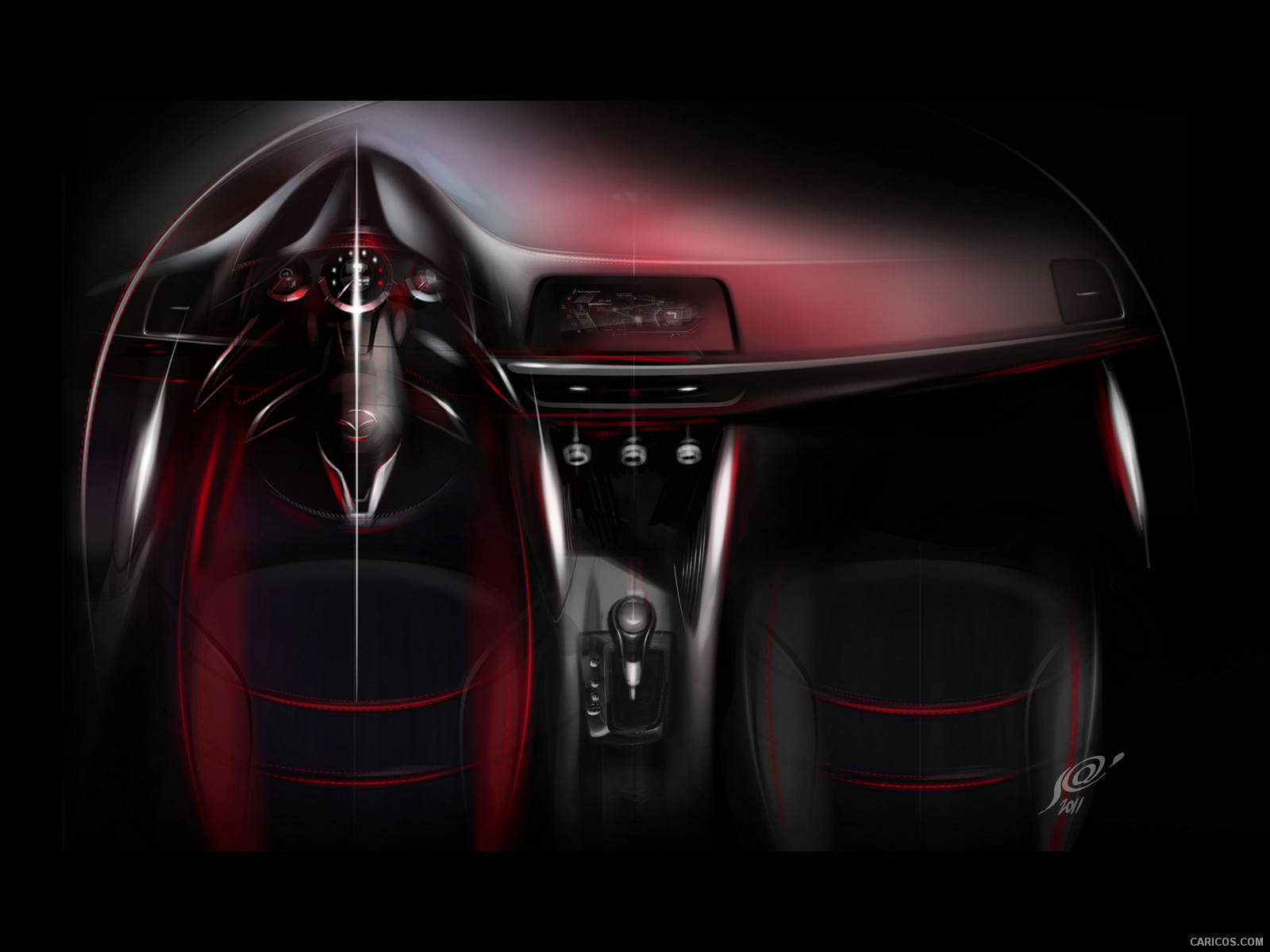 2013 Mazda CX-5 Interior - Design Sketch, #151 of 151