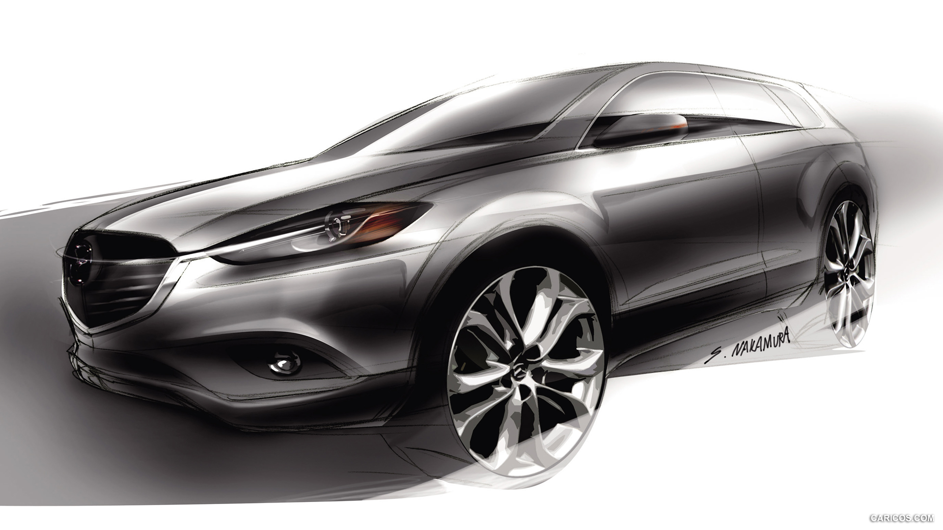 2013 Mazda CX-9  - Design Sketch, #15 of 17