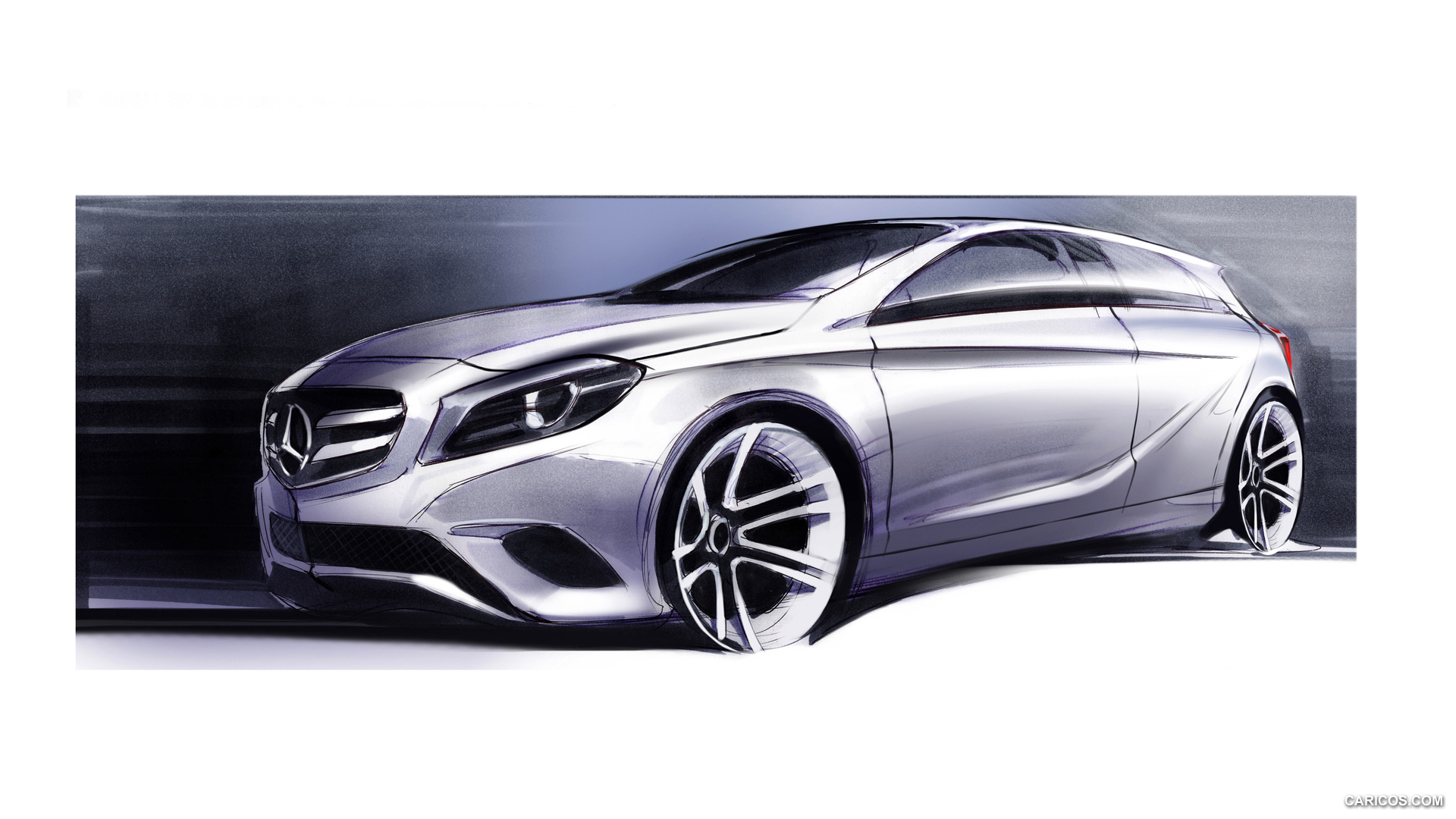 2013 Mercedes-Benz A-Class  - Design Sketch, #97 of 188