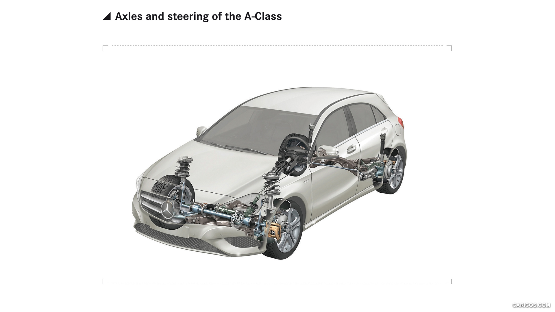 2013 Mercedes-Benz A-Class axels and steering  - , #123 of 188