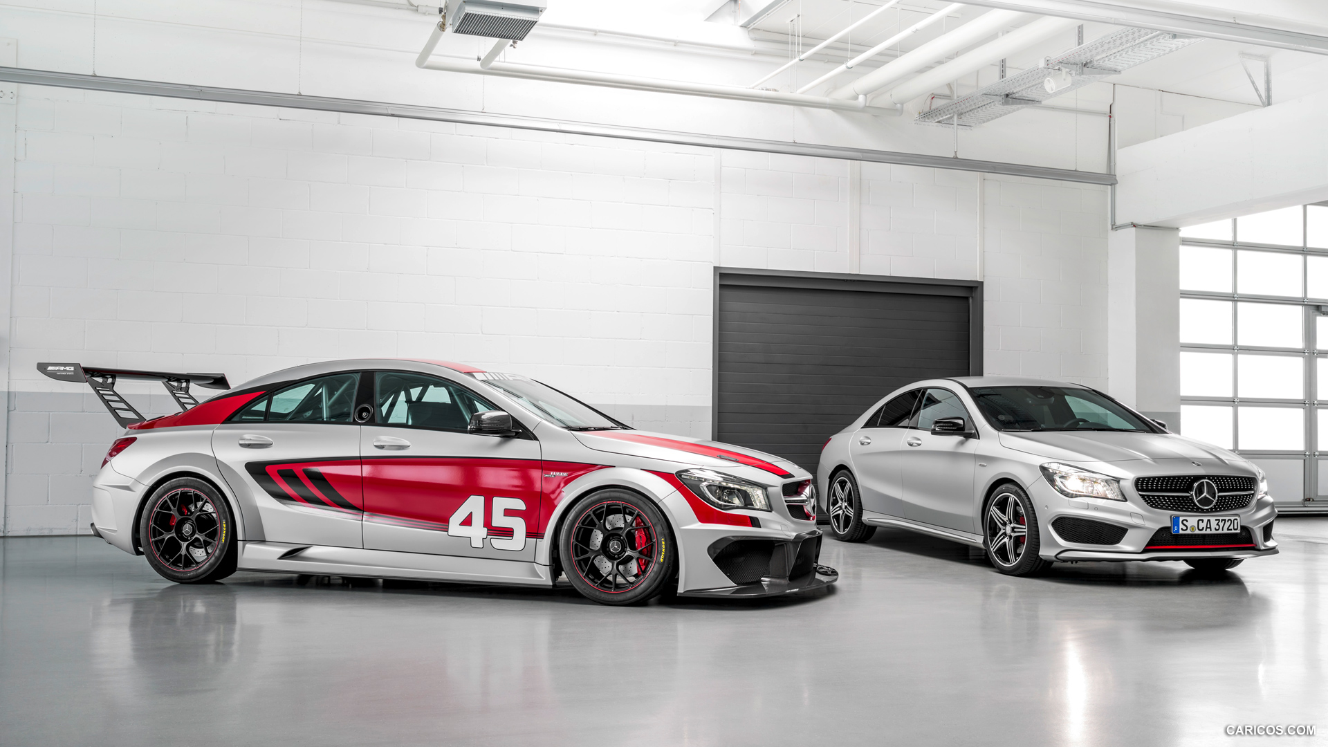 2013 Mercedes-Benz CLA 45 AMG Racing Series Concept and CLA 250 Sport - Side, #9 of 26