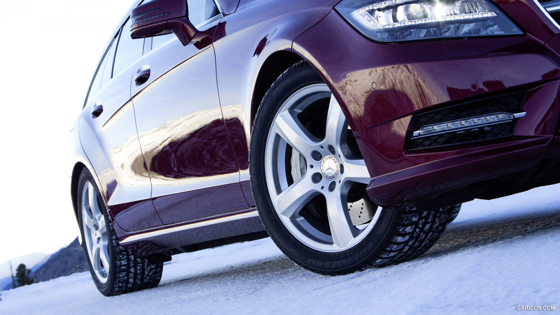 2013 Mercedes-Benz CLS 500 4MATIC Shooting Brake on Snow - Wheel, #162 of 184