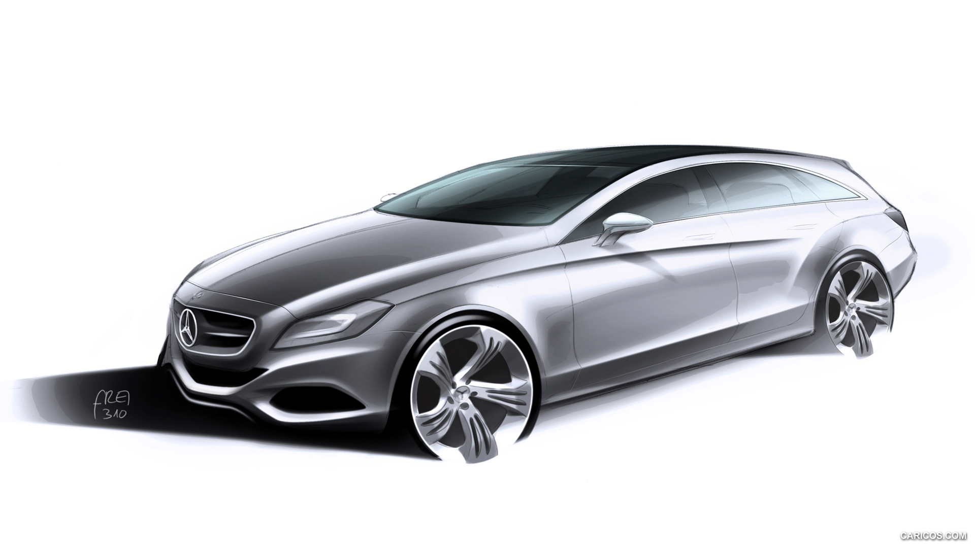 2013 Mercedes-Benz CLS Shooting Brake - Design Sketch, #138 of 184