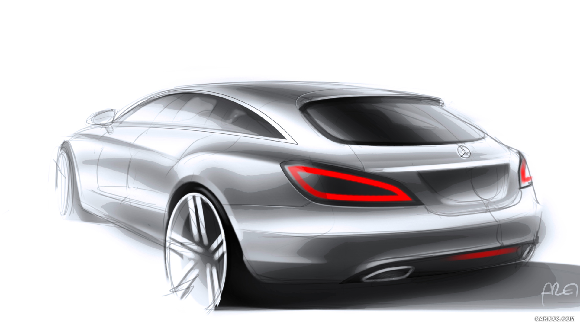 2013 Mercedes-Benz CLS Shooting Brake - Design Sketch, #139 of 184