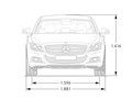 2013 Mercedes-Benz CLS Shooting Brake - Dimensions - 