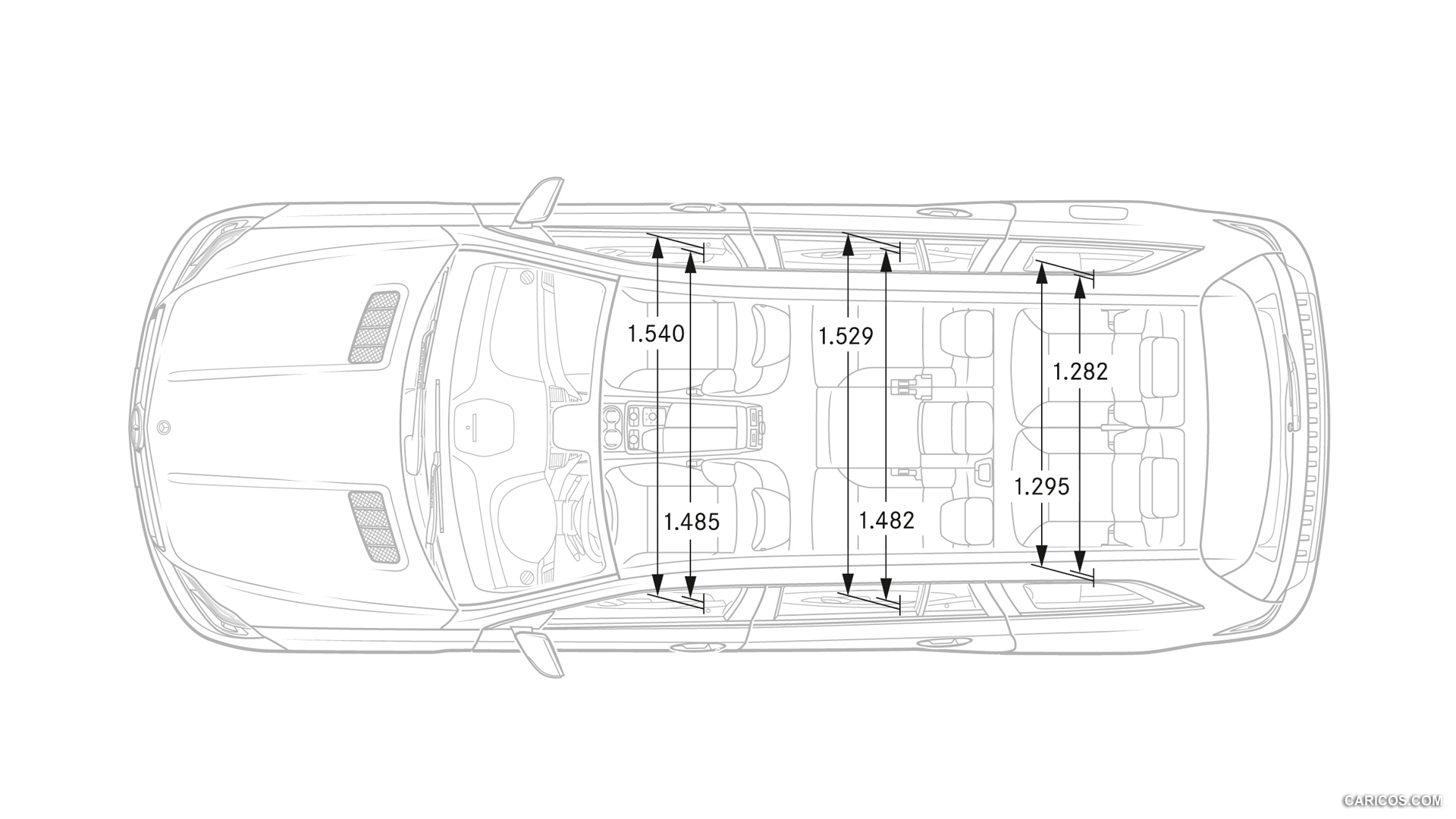 2013 Mercedes-Benz GL-Class Dimensions - , #197 of 259