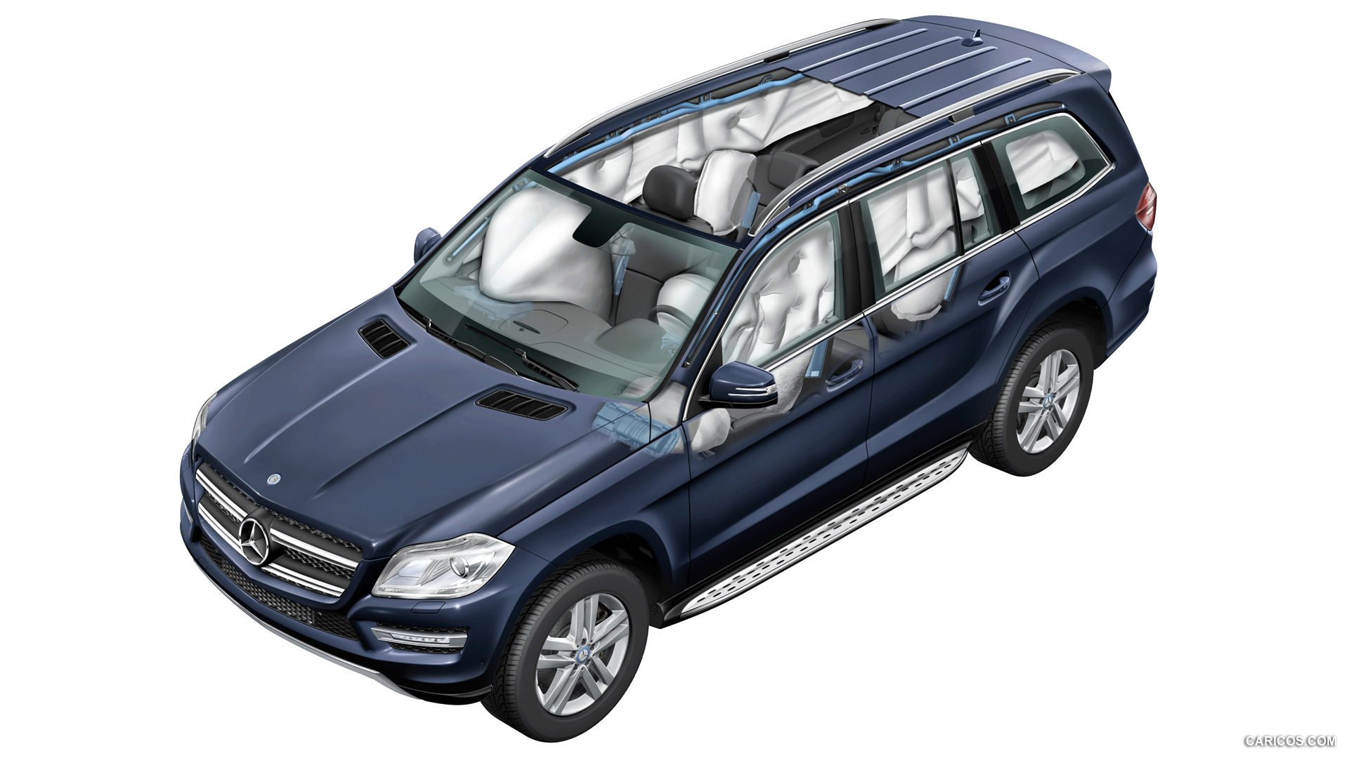 2013 Mercedes-Benz GL-Class Passive Safety Systems with Intelligent Body Design - , #196 of 259