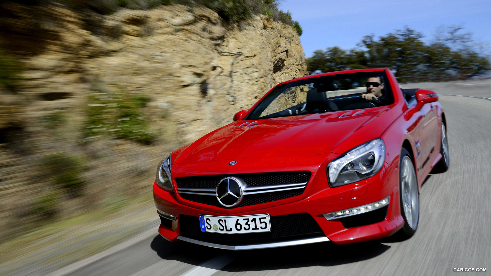 2013 Mercedes-Benz SL63 AMG Red - Front, #54 of 111