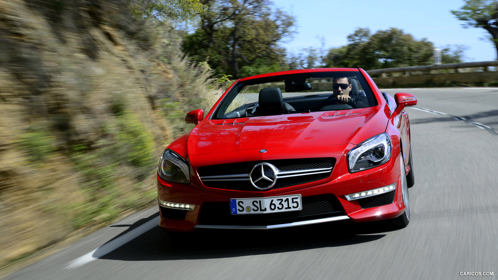 2013 Mercedes-Benz SL63 AMG Red - Front, #56 of 111