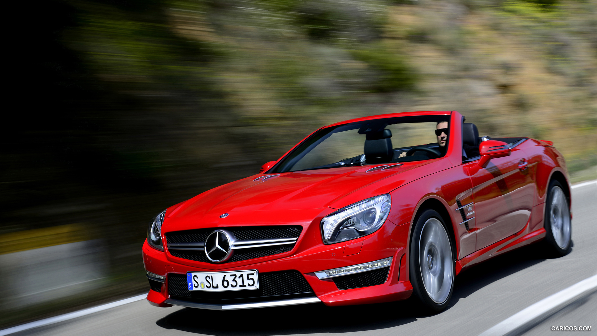 2013 Mercedes-Benz SL63 AMG Red - Front, #59 of 111