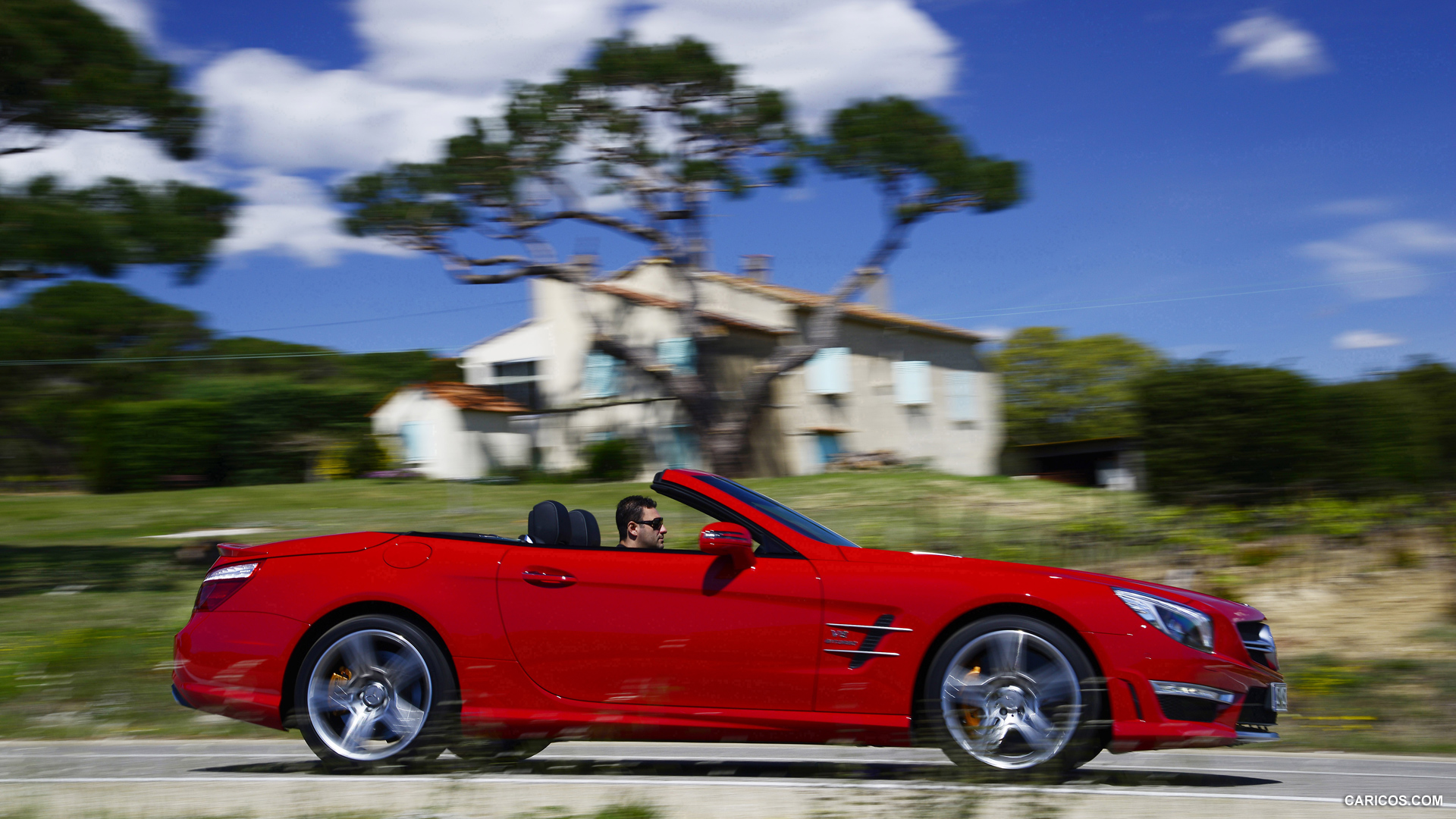2013 Mercedes-Benz SL63 AMG Red - Side, #52 of 111