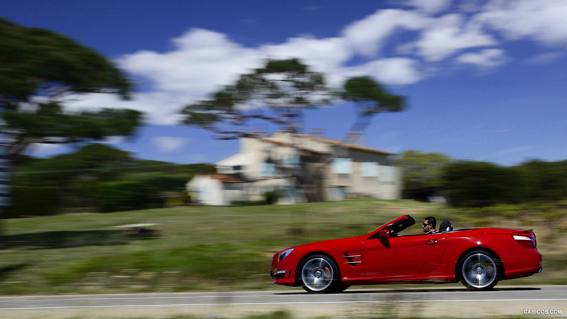 2013 Mercedes-Benz SL63 AMG Red - Side, #53 of 111