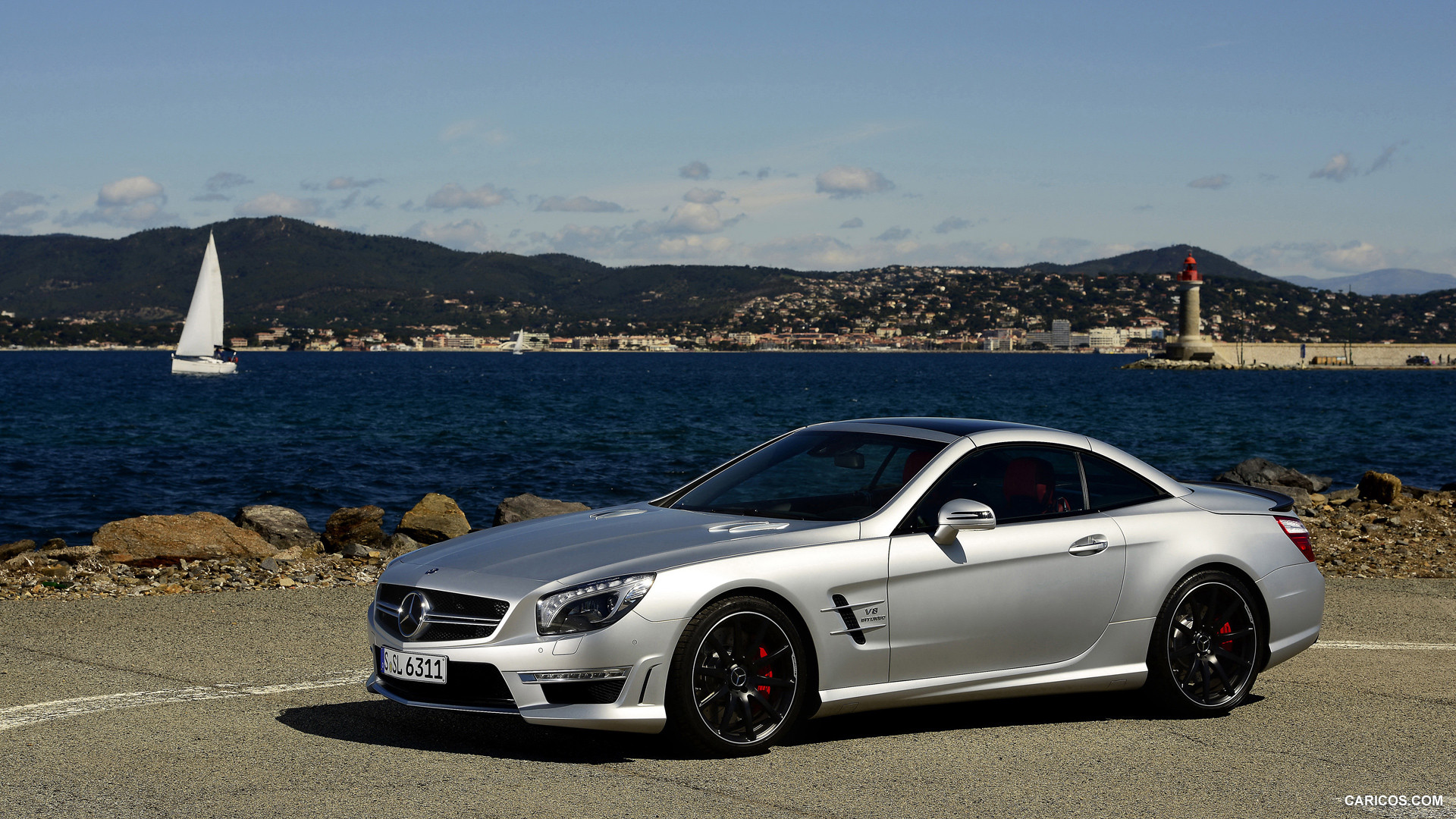 2013 Mercedes-Benz SL63 AMG Silver - Front, #25 of 111